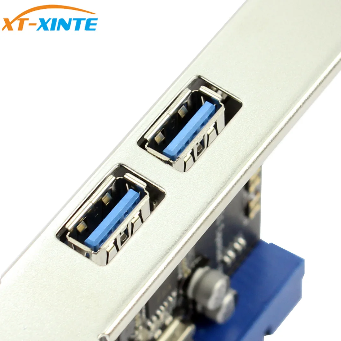 Расширительная карта PCIE для ПК с 2 портами USB 3 0 фронтальный 19/20PIN интерфейс PCI E