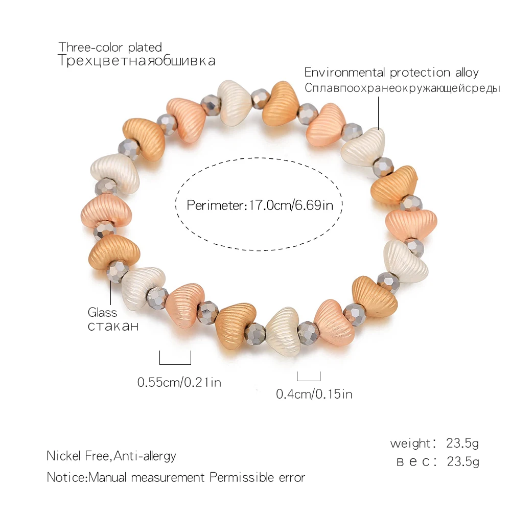 Love Stone Crystal Beads Bracelets For Women Stretched Beaded Rope Adjustable Bohemia Jewelry Gifts Dropshipping 2019 | Украшения и