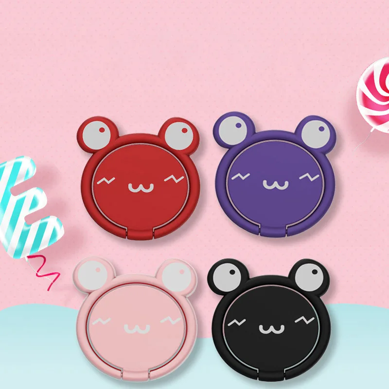 Pushingbest Hot Selling Mobile Phone Holders Multi-function Cartoon Rabbit And Frog Stand For IPhone Andor |