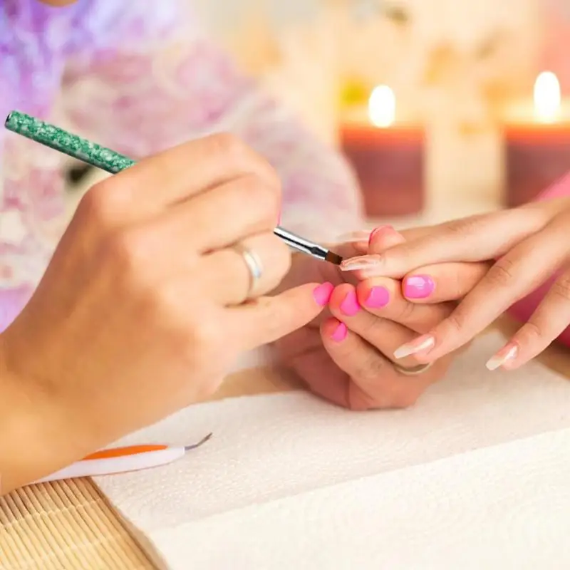 1 шт. съемная кисть для дизайна ногтей вкладыш с мраморными полосками УФ гель