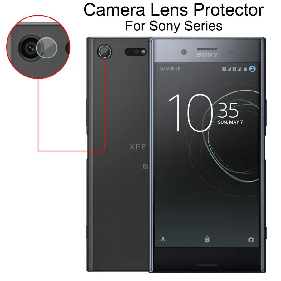 KLOVRRD сзади Камера объектив закаленное Стекло для sony Xperia XZ2 XZs компактный задняя
