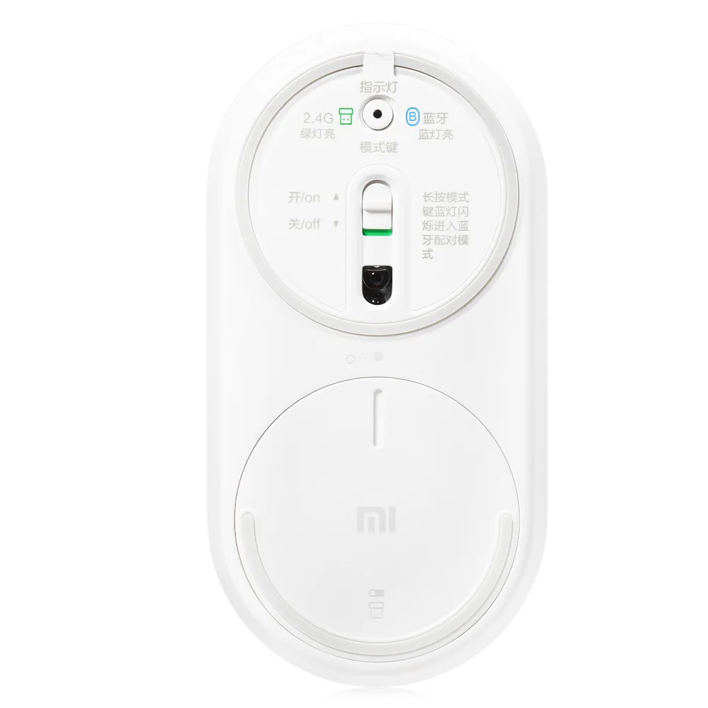 Original Xiaomi Mini Portable Wireless Bluetooth Mouse 2.4G Dual Mode 1200DPI Support USB 2.0 Port | Компьютеры и офис