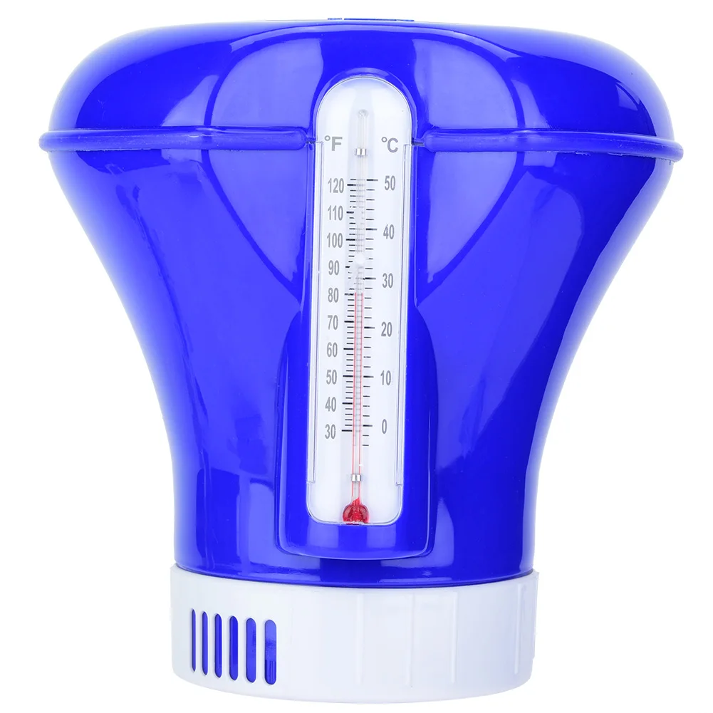 Плавающий дозатор хлора для бассейна держатель планшета с термометром подходит