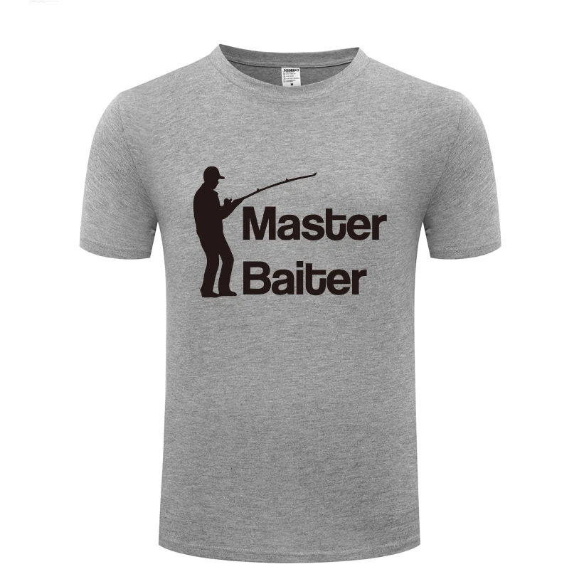 

Master Baiter - Fishing Gift For Fisherman Mens Men T Shirt Tshirt 2018 New Short Sleeve O Neck Cotton Casual T-shirt Top Tee