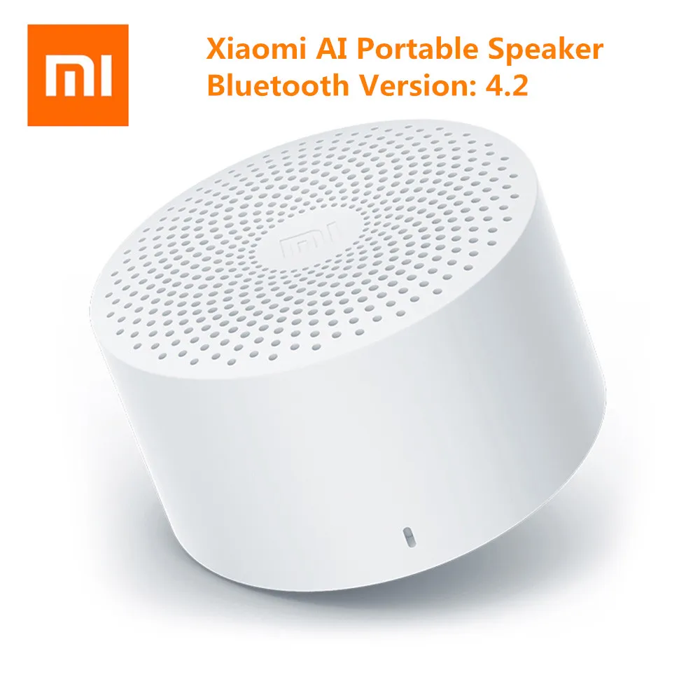 Оригинальный Xiaomi AI беспроводной Bluetooth динамик Портативный версия Smart голос
