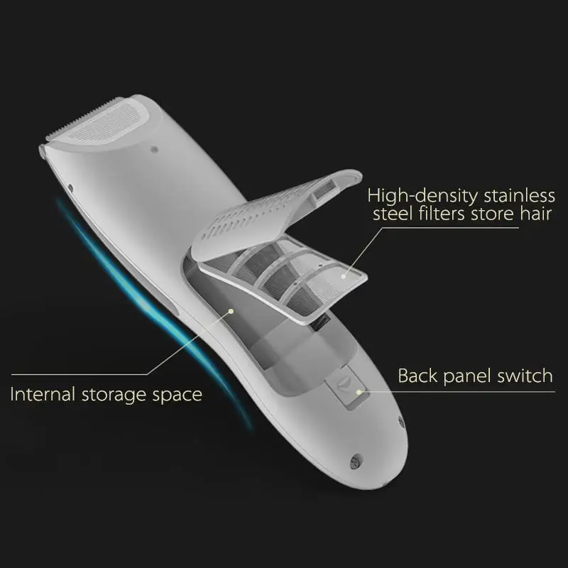 Умная водонепроницаемая ультратихая перезаряжаемая машинка для стрижки волос