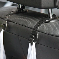 2pcs car seat hook hanger car clips shopping bag holder storage holder clips universal headrest mount storage hook car styling