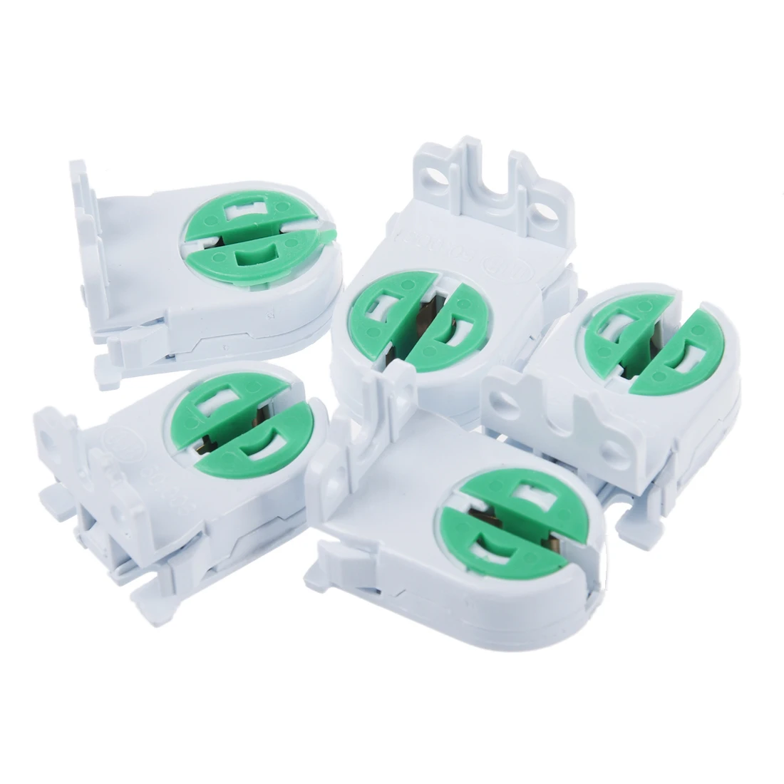 

Hot 5pcs T5 Lamp Holder Lamp Socket Tube Accessory Lamp Aging Test AC 100-250V