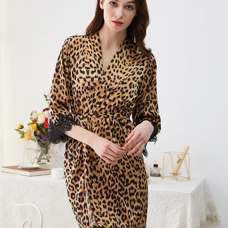 Пижама женская с леопардовым принтом цвет в ассортименте S M L XL XXL 1 шт | Женская