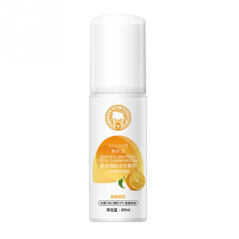 60 мл оранжевый аромат зубная паста мусс уход за полостью рта Отбеливание зубов
