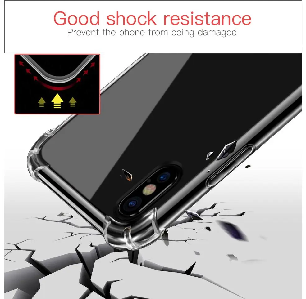 Ударопрочный зеркальный чехол для Iphone XS MAX XR X 7 8 6s 6 Plus с четырьмя углами |