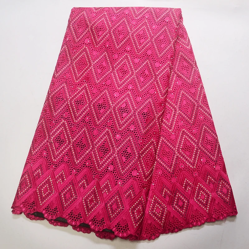 

New Nigerian cotton Korean lace fabrics stones 2018 high quality soft Swiss voile lace in Switzerland African dry lace fabric