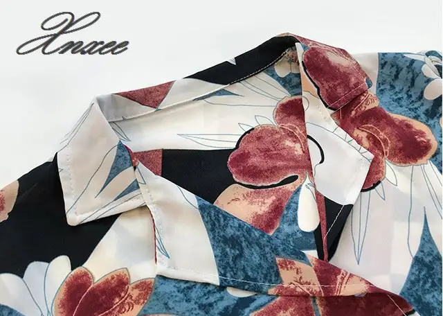 

2020 Summer wear new Korean style chic printed shirt Women blouse long-sleeved shirt women top plus size 4XL slim fit