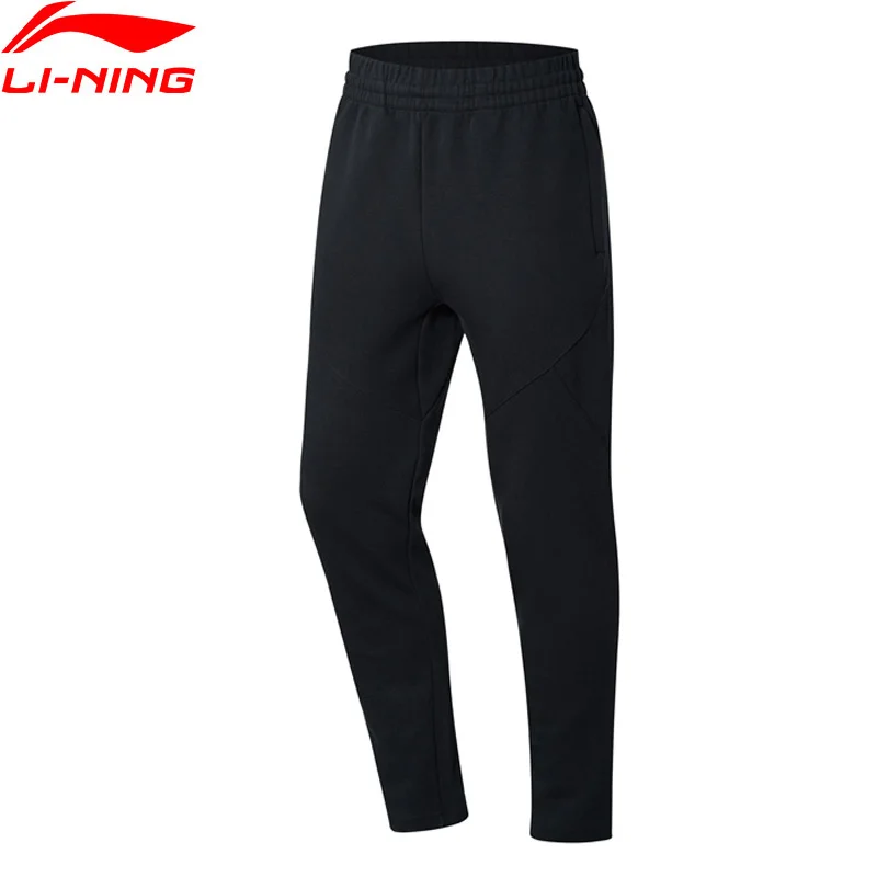 Мужские баскетбольные штаны Li-Ning BAD FIVE 66% хлопок 34% полиэстер прямые спортивные с