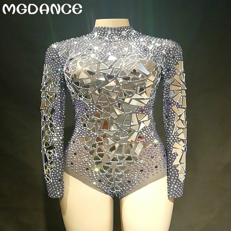 Новый женский сексуальный сетчатый купальник костюм для сценического танца