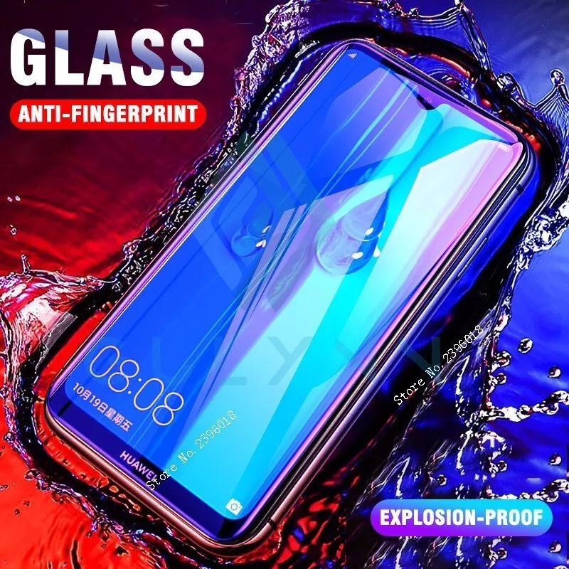 Защитное стекло для Huawei Honor 8C 8X 7X 9 10 Play Lite закаленное протектор экрана на Mate 30 P30 20 HD