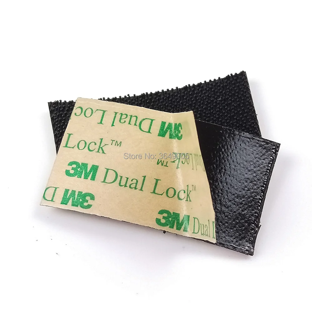 

1000 парт/лот 1 Дюйм x 2 дюйм, 3 м SJ4575 черный двойной замок низкопрофильный закрывающийся самоклеящийся крепеж