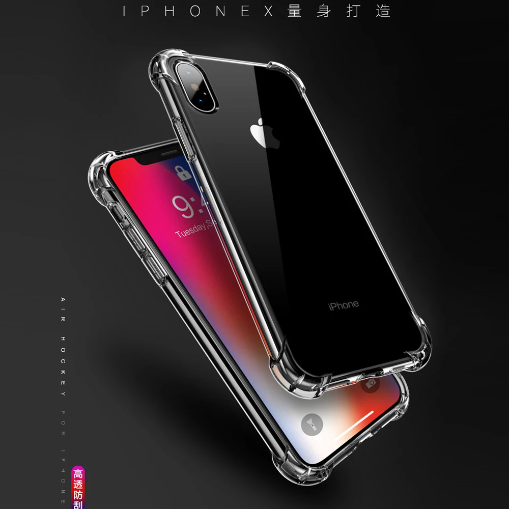 KISSCASE противоударный ТПУ чехол для iPhone XS Max XR X 8 7 Мягкий силиконовый 6 6s Plus 5 5S SE
