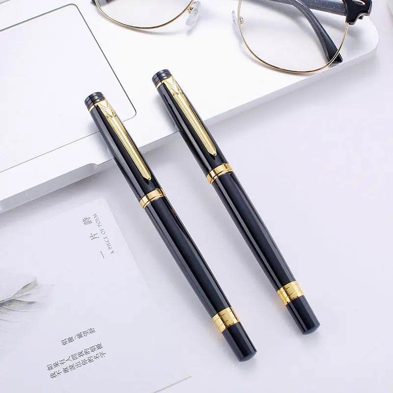 Metal Signature Pen Insert Business Atmosphere Simple Classic Ball Writing Smooth metal |