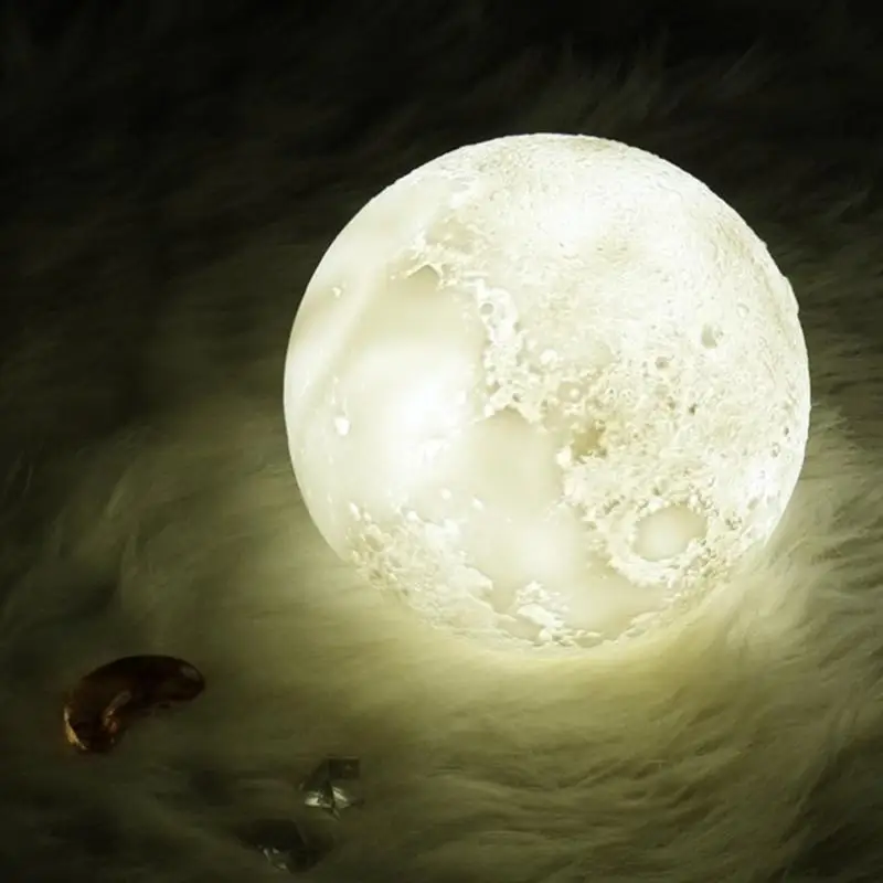 3D Moon 880 мл воздуха увлажнитель Ультразвуковой Увлажнитель Свет Usb прекрасный