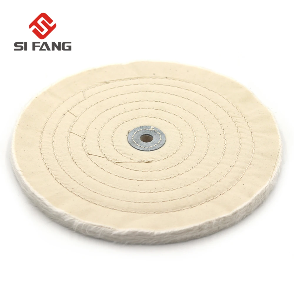 

12" Cloth Buffing Polishing Wheel Buffer Polish Grinder Pad 10mm Arbor
