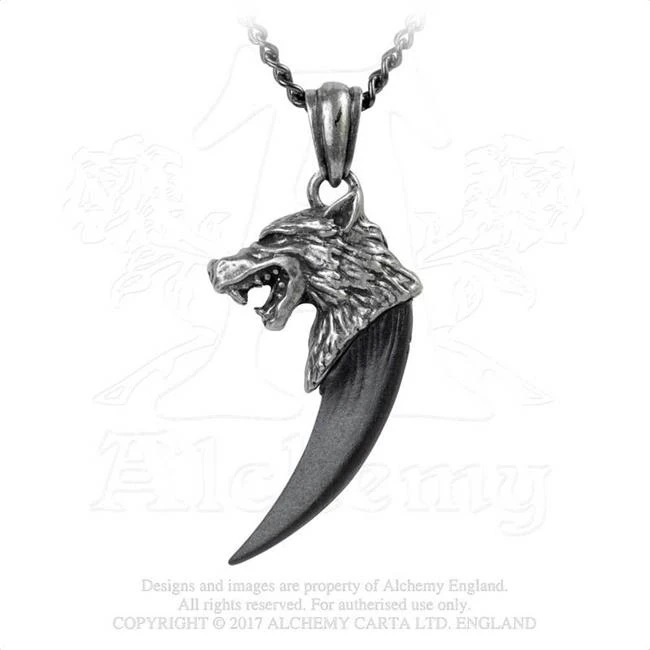 Alchemy of England P788 Wolf Macht Pendant Pewter | Pendants