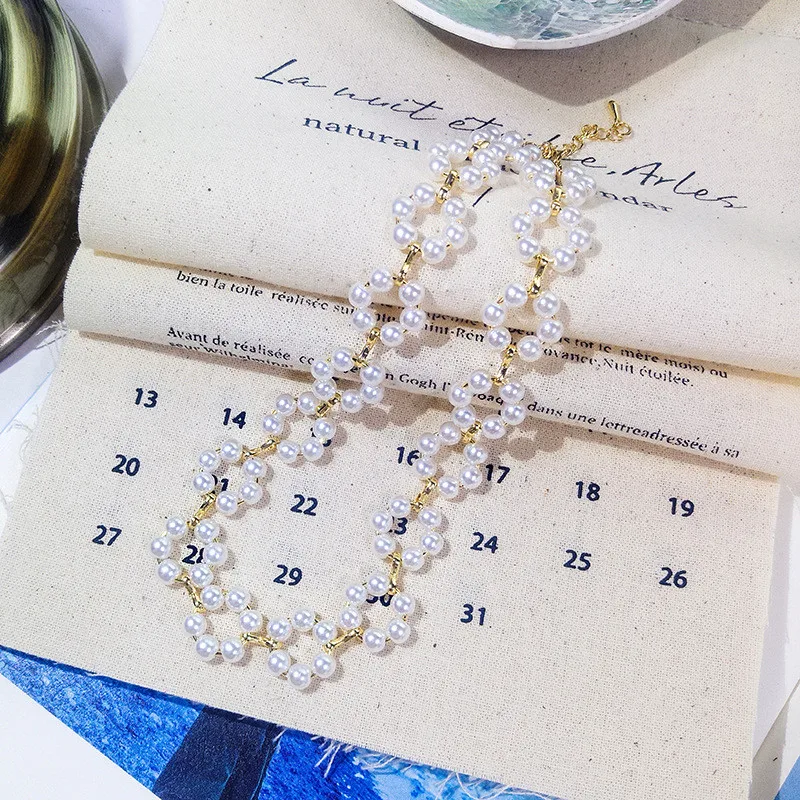 FYUAN модные колье для женщин Новая Bijoux (украшения своими руками) цепь с