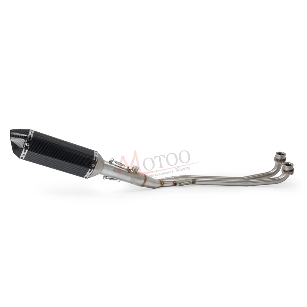 Motorcycle Full Exhaust System Slip On Header Pipe Front Muffler For YAMAHA YP500 TMAX 500 T-MAX TMAX500 2001-2007 | Автомобили и