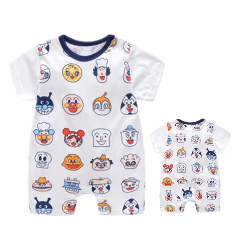 Детские комбинезоны с героями мультфильмов Anpanman летние хлопковые коротким