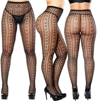 shengrenmei women retro hollowing out fishnets panty hose black tights skinny sexy pantyhose