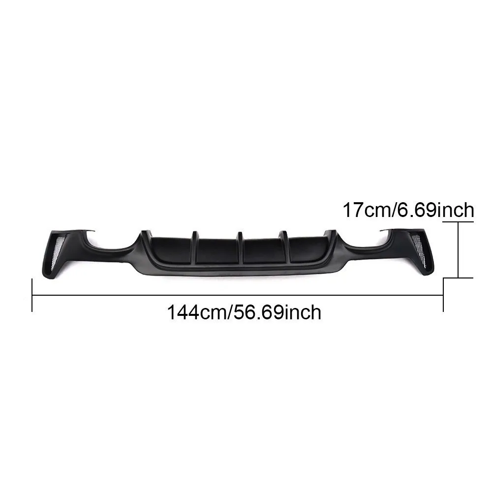 Спойлер для заднего бампера из углеродного волокна/FRP BMW 4 серии F32 F33 F36 M Sport Only 2014