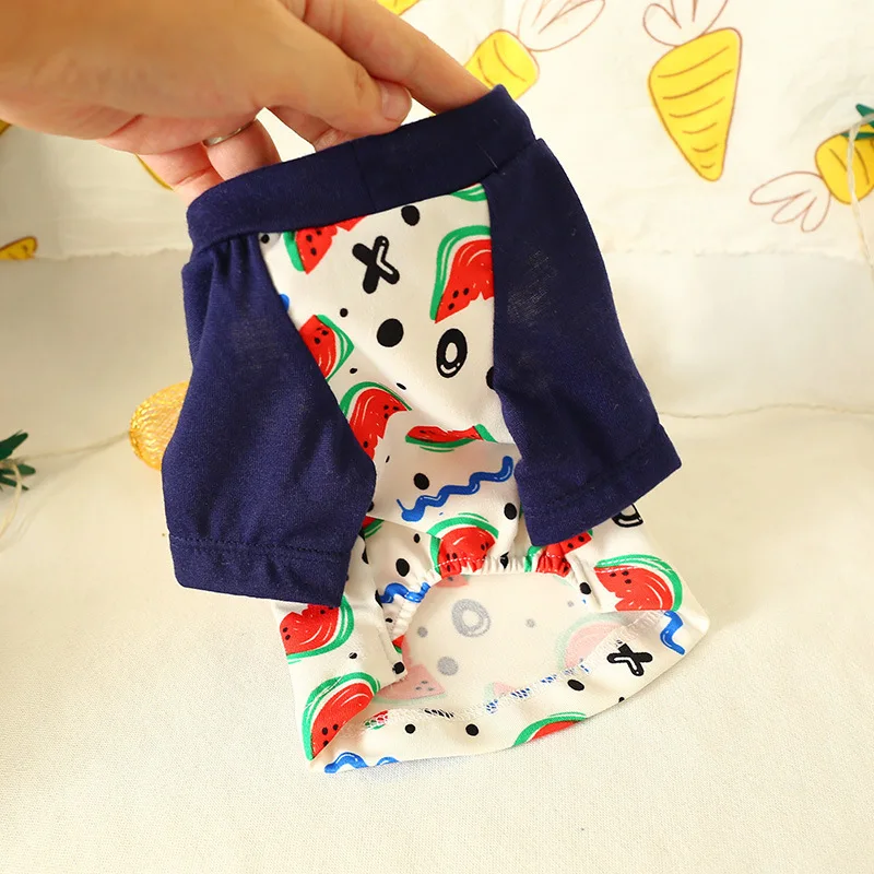 Летнее платье с принтом собаки милое для питомца футболка всех размеров рисунком