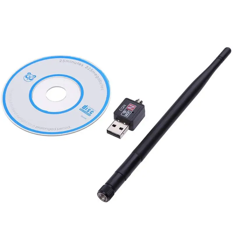 600 м USB 2 0 Wifi маршрутизатор беспроводной адаптер сетевой LAN Карта с 5dBI антенной для