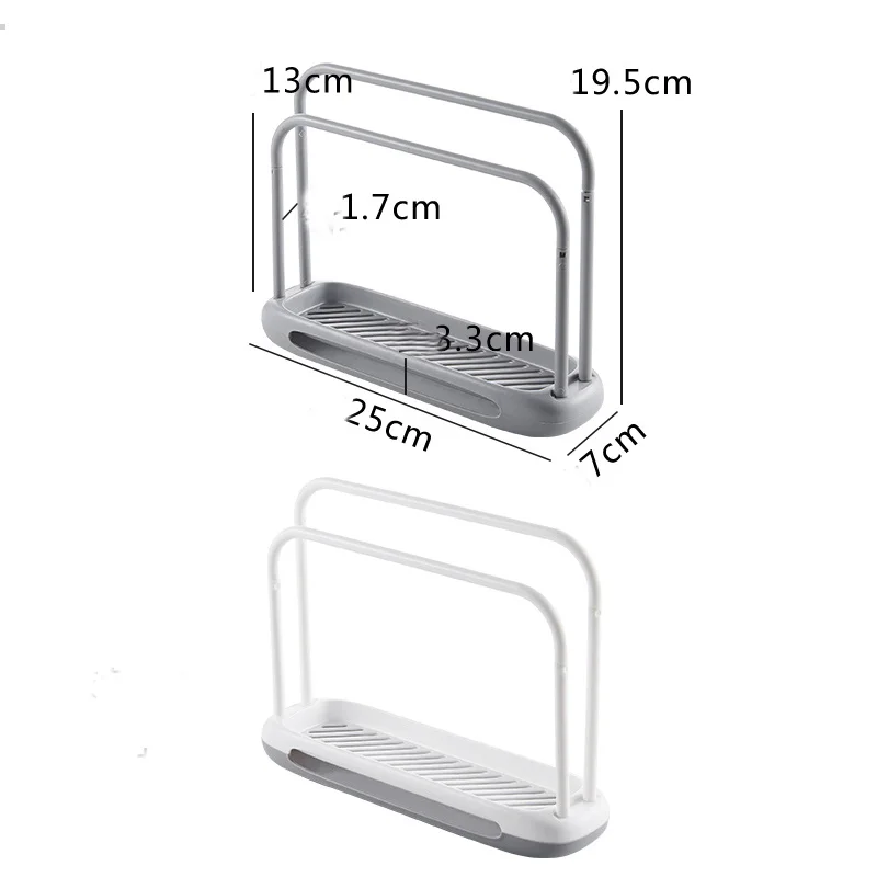 Вешалка для мыла пластиковая столешница органайзер посуды съемная губка сушилка
