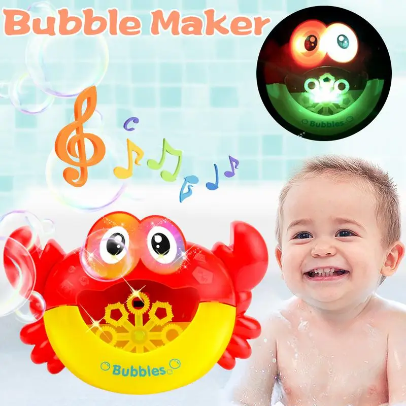 

Bubble Crab Bath Toys Bathroom Toys Baby Bath Toys For Swimming Baby Bath Toys Bubble Crabs Funny Bath Music Bubble Maker