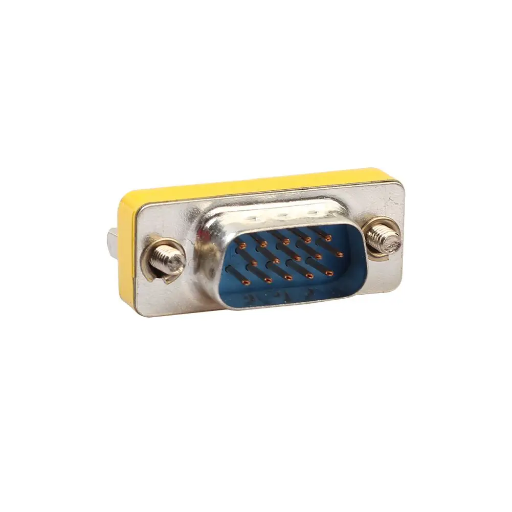 DB15 MINI Gender Changer адаптер RS232 Com D Sub для мужчин и женщин штепсельный разъем VGA 15