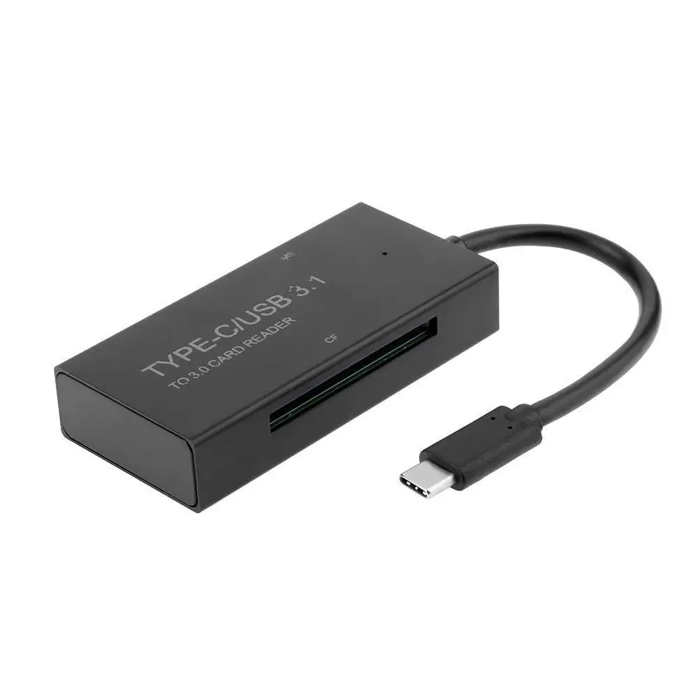 Тип type C USB 3 1 CF MMS SD TF карты памяти считыватель карт OTG комбинированный адаптер для