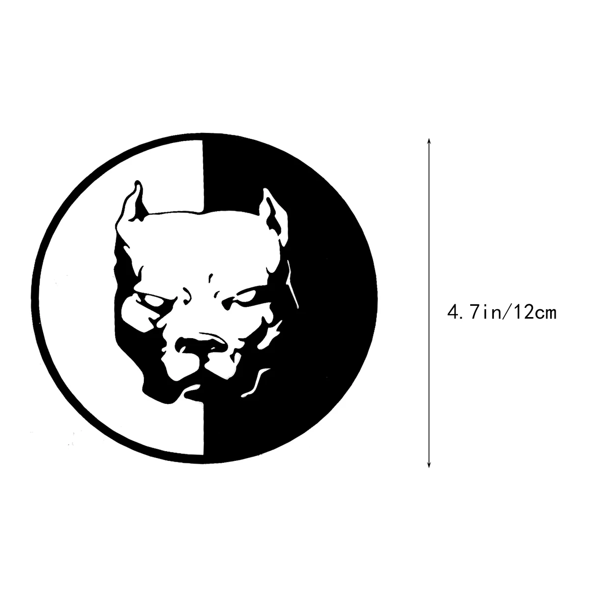 Самоклеящаяся наклейка для автомобиля Bull Dog Pitbull ноутбука окна стены грузовика
