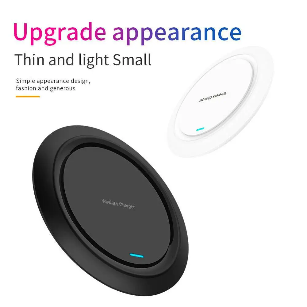 Group Vertical Qi Wireless Charger Pad For Samsung S10+/e S8/S9 Plus Fast Q18 10W Quick Charging Mat r20 | Мобильные телефоны и