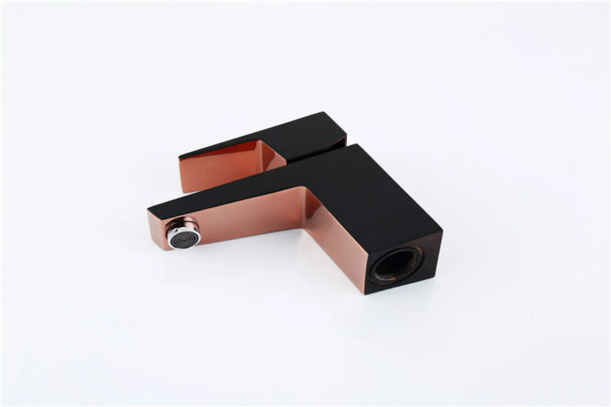 New style square high-end face basin faucet fashion single hole cold and hot water wash | Обустройство дома