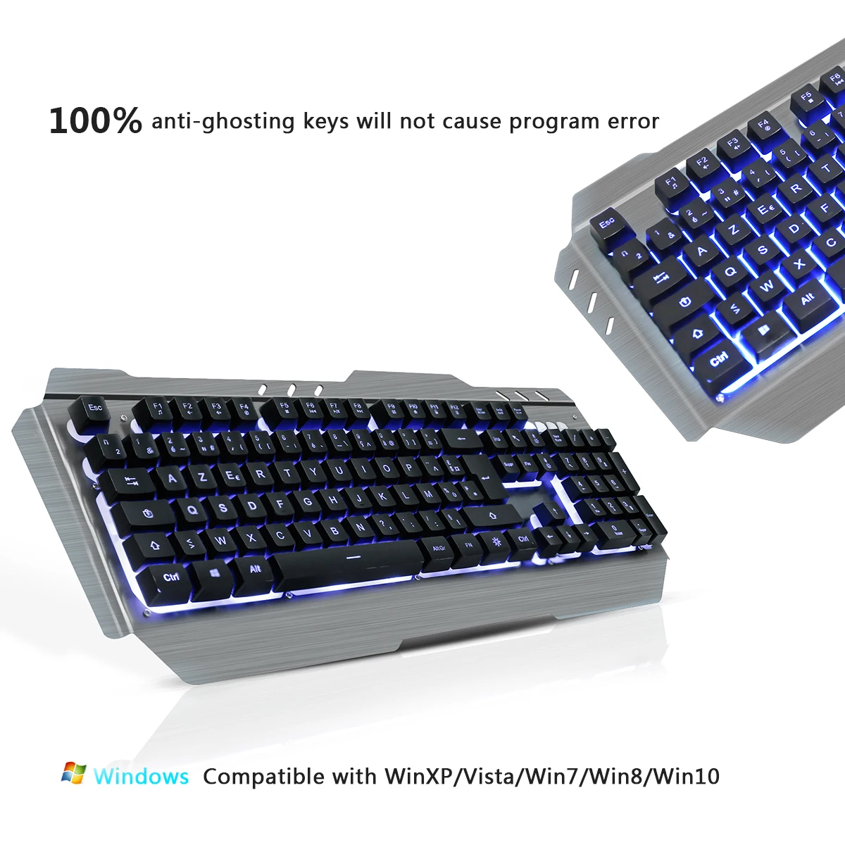 USB игровая клавиатура SY021 RGB Проводная Механическая светящаяся с подсветкой