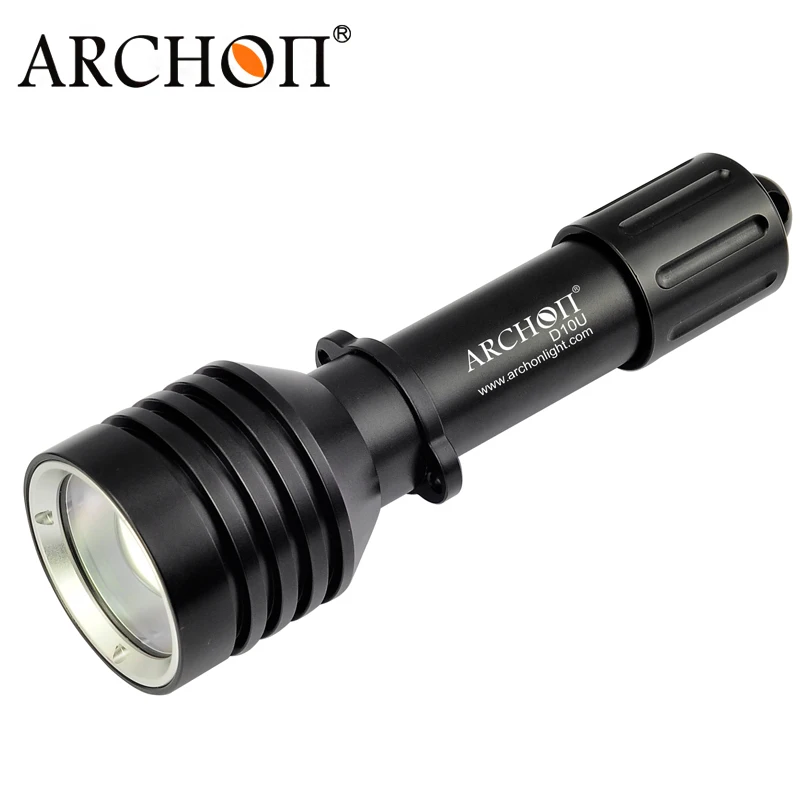 Archon алюминиевый розовый D10U 6 68 градусов масштабируемый фонарь для дайвинга с