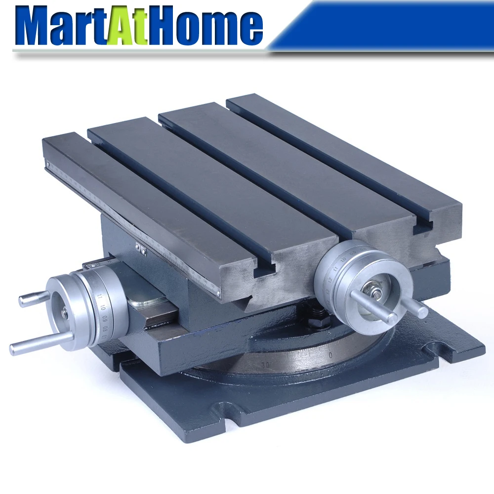 Промышленный сорт 330*220 мм Вращающийся сверлильный фрезерный станок поперечный