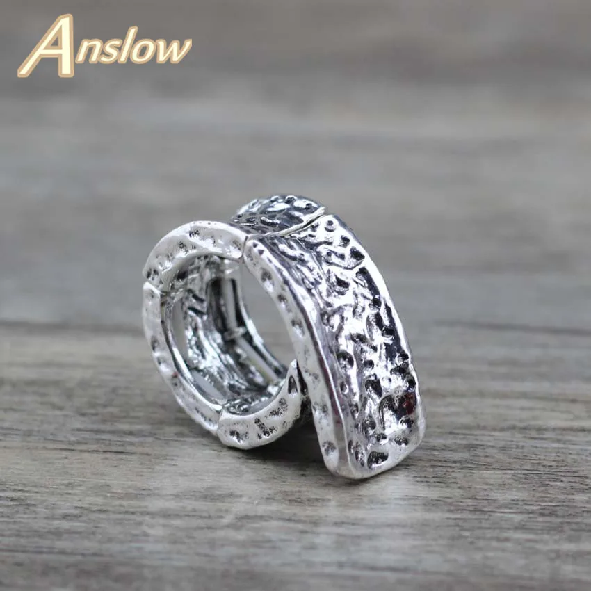 Мужские кольца Anslow 2020 модные большие нового дизайна для мужчин регулируемые
