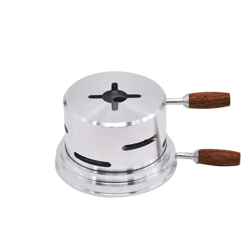Professional Heat Keeper Double Handle Carbon Box Aluminum Alloy Hookah Shisha Burner Smoking Charcoal Stove |