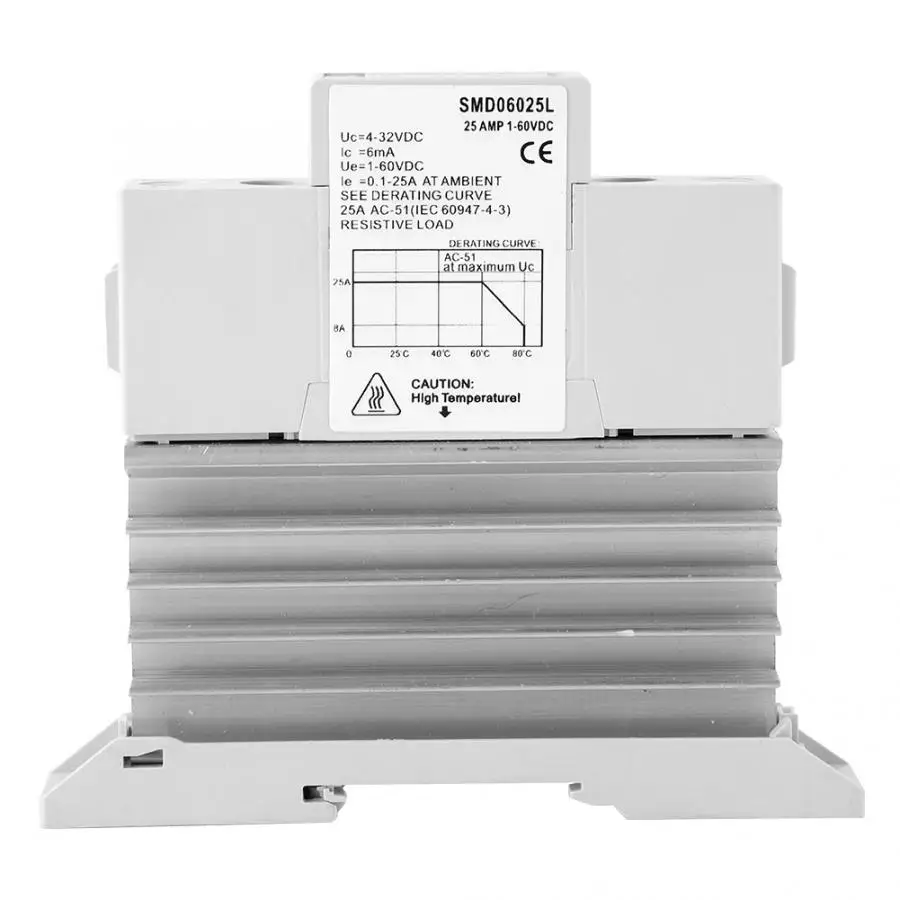 Бистабильное реле SMD06025L Однофазное постоянного тока с din рейкой Твердотельный