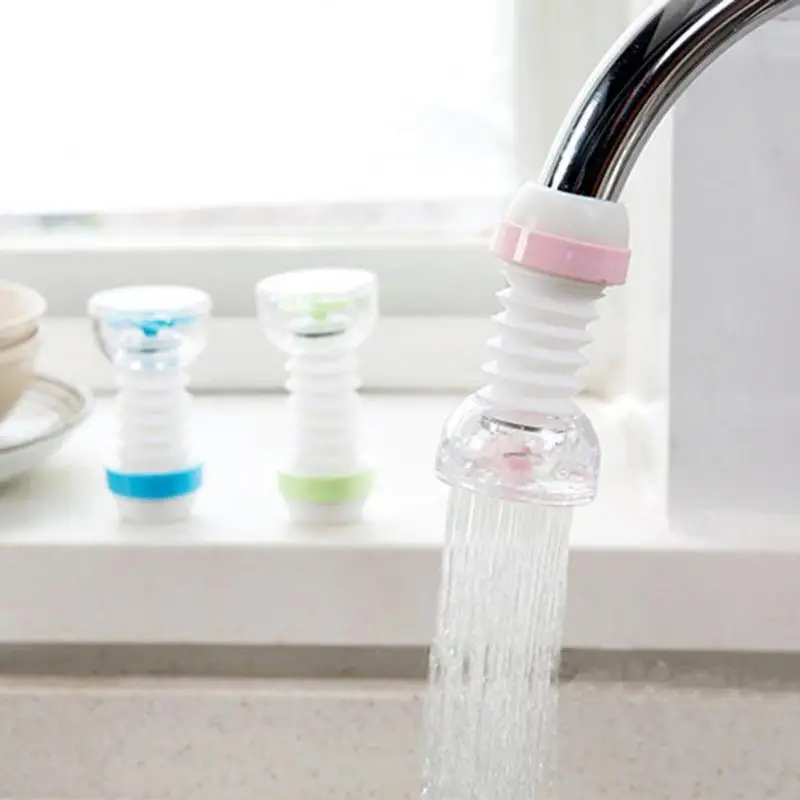 

Home 360 Degree Rotatable Water Bubbler Swivel Head Water Saving Faucet Aerator Nozzle Tap Adapter Device With Activated Carbon