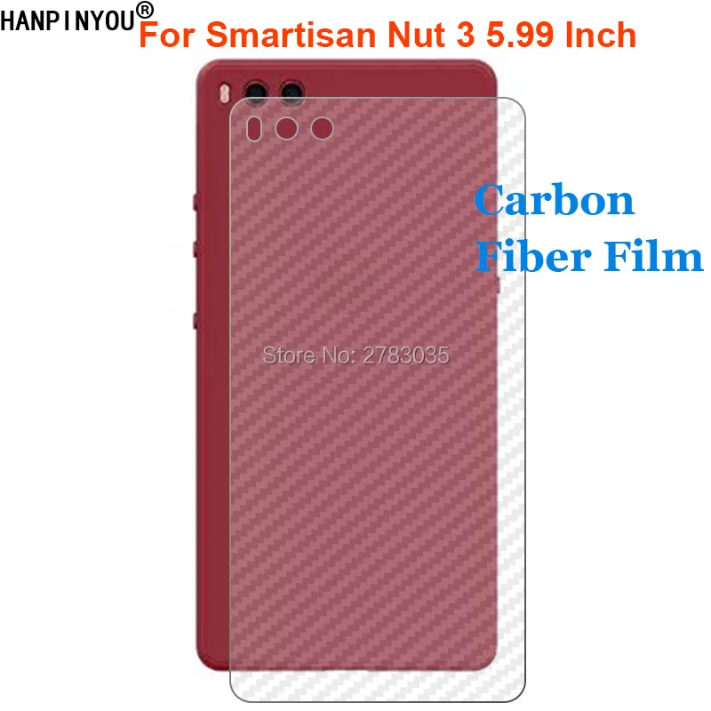 Для Smartisan Nut 3 U3 2018 5 99 &quot3D защита от отпечатков пальцев из углеродного волокна