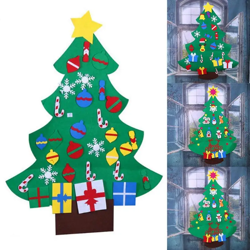 Новые горячие DIY Войлок Рождественская елка новогодние подарки Детские игрушки