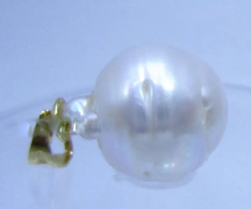 Натуральный кремово белый классический перламутровый кулон ручной работы в